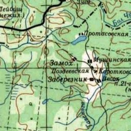 Гора на карте