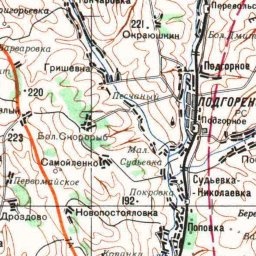 Поповка на карте