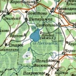 Дьяково на карте