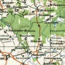 Семёновское на карте