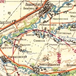 Новосёловка на карте
