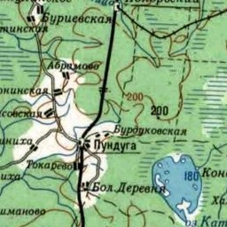 Гора на карте