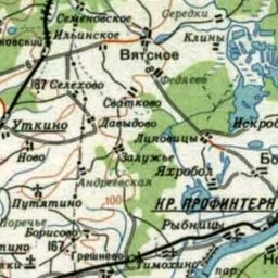 Антоново на карте
