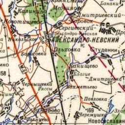 Знаменка на карте