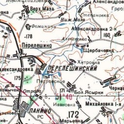 Панино на карте