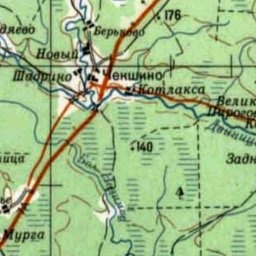 Глебово на карте