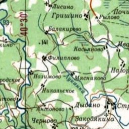 Константиново на карте