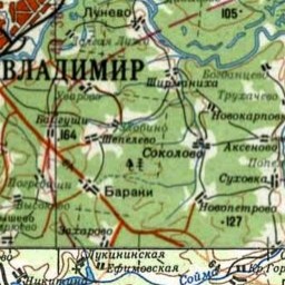 Глебово на карте