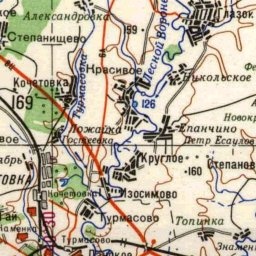 Замостье на карте