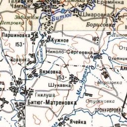 Прудки на карте