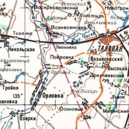 Орловка на карте