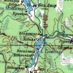 Кривцы на карте