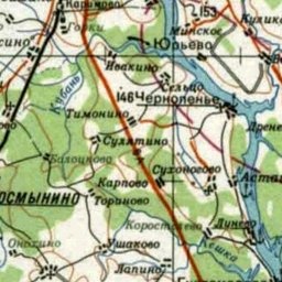 Перхурово на карте
