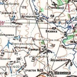 Знаменка на карте