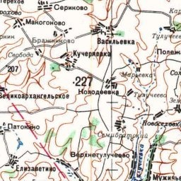 Новосёловка на карте