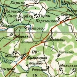 Белая на карте