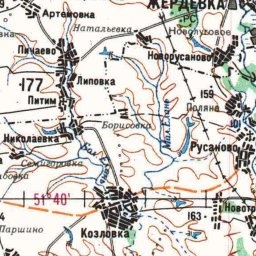 Козловка на карте