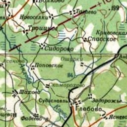 Охотино на карте