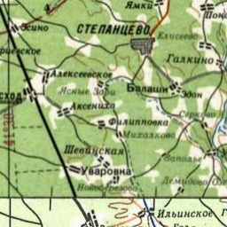 Ильинское на карте