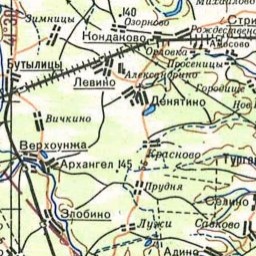 Левино на карте