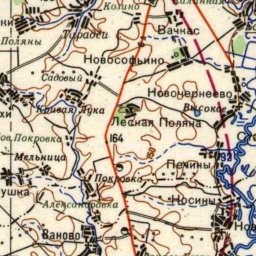 Козино на карте