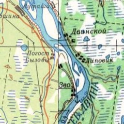 Понизовье на карте