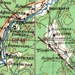 Максимовская на карте