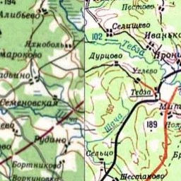 Левино на карте