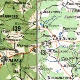 Левино на карте