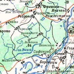 Зименки на карте