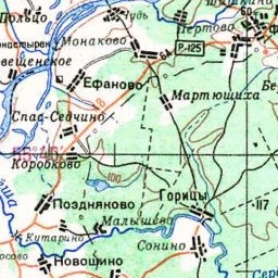 Ефремово на карте