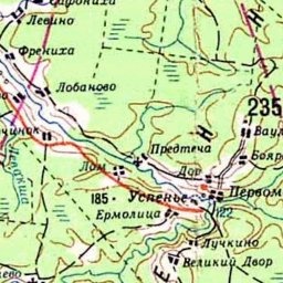 Левино на карте