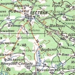 Белая на карте