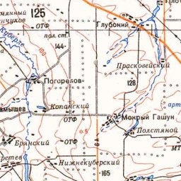 Титовская на карте