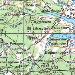 Левино на карте