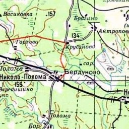 Княжёво на карте