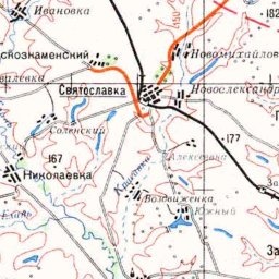 Краснознаменский на карте
