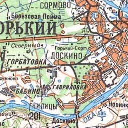 Охотино на карте