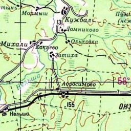 Михали на карте