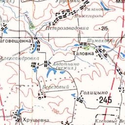 Орловка на карте