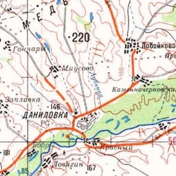Бобры на карте