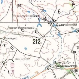 Прудки на карте