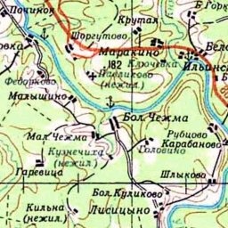 Орлово на карте