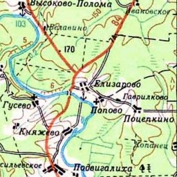 Некрасово на карте
