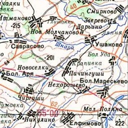 Березняки на карте