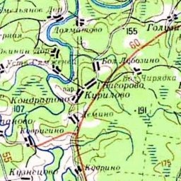 Кудрино на карте