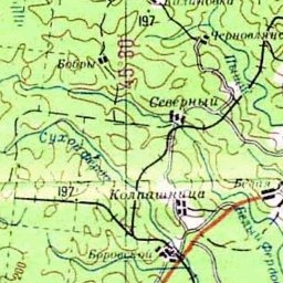 Бобры на карте