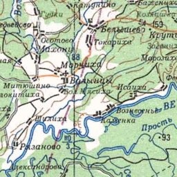 Денисово на карте