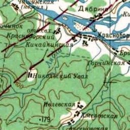 Максимовская на карте
