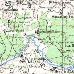 Знаменское на карте